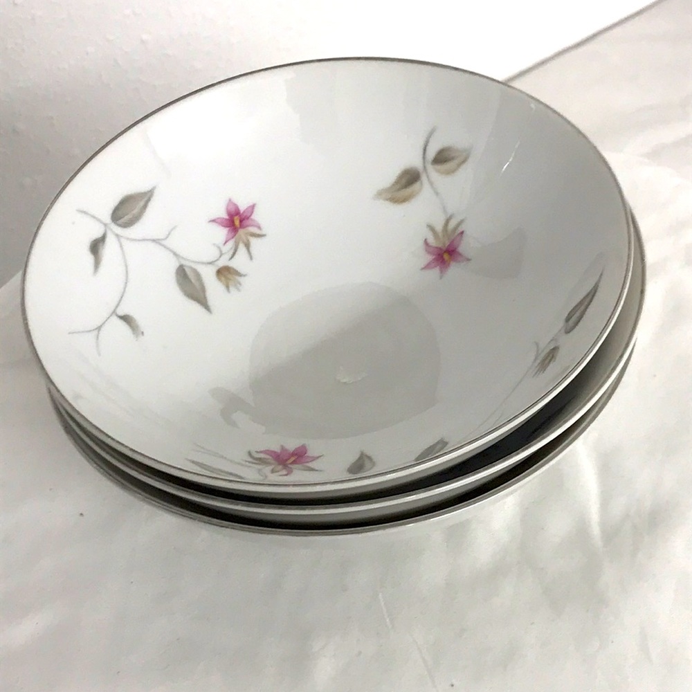 Mikasa Fine China from Yamaha, Japan Antique Floral bowls
